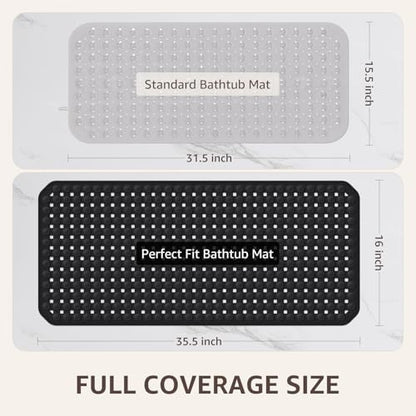 OTHWAY Bath Tub Shower Mat Non Slip, Bathtub Floor Liner Mats - Image 4