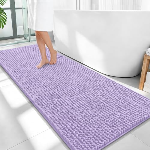 OLANLY Thick Chenille Bathroom Runner Rugs Mats 59x24 by OLANLY