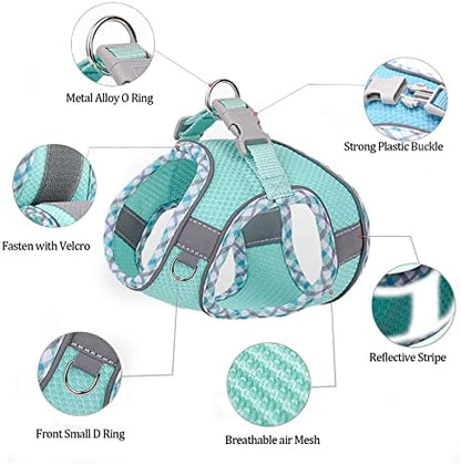 Step in Mesh Dog Harness and Leash Set Breathable Air Mesh Harness - Image 4