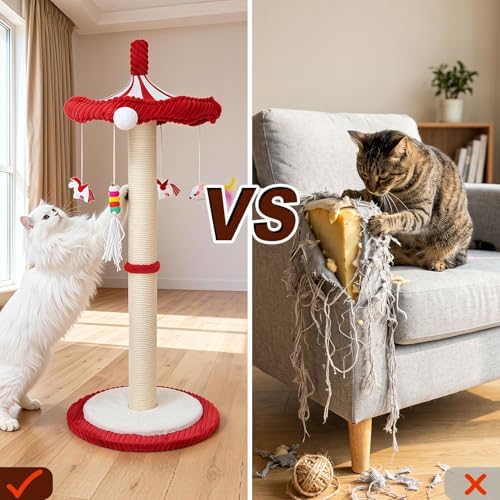 Carousel Cat Scratching Post - Image 6