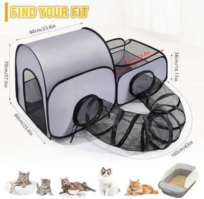 Tailtastic Indoor/Outdoor Cat Playpen - Image 4