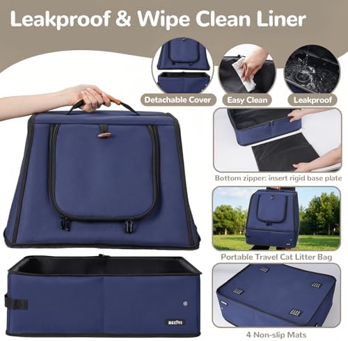 Portable Cat Travel Litter Box - Image 3