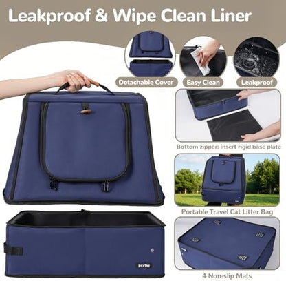 Portable Cat Travel Litter Box - Image 3