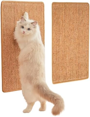 2 Pack Cat Scratch Pad, Sisal Scratcher Mat Rug, 23.6x15.7in by Unknown