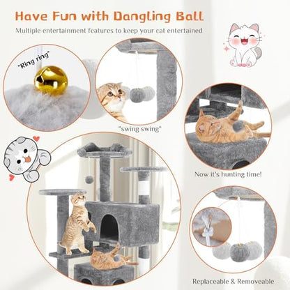 Sweetcrispy 54-inch Cat Tree Tower - Image 2