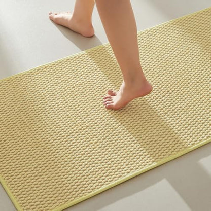 TYUU Bathroom Runner Rug, Long Bath Mat Washable Thin Quick Dry Low Pile by TYUU