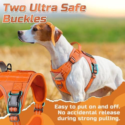 rabbitgoo Tactical Dog Harness for X-Large, No Pull Military Service Vest - Image 2