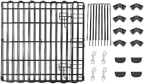 Amazon Basics Foldable Octagonal Metal Exercise Pen - Image 6