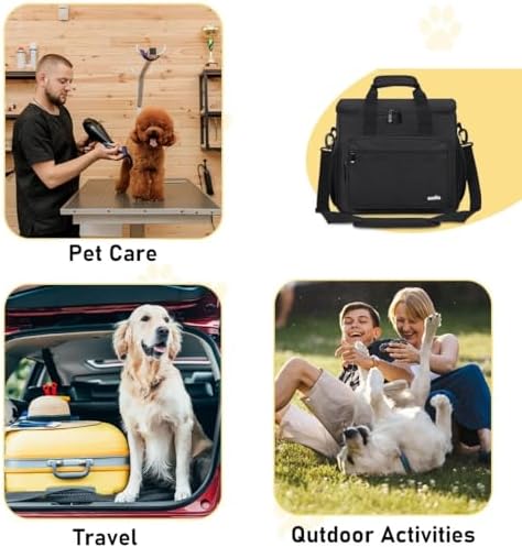 GMAK Pet Grooming Bag, Pet Hair Clipper Organizer Grooming Bag - Image 7