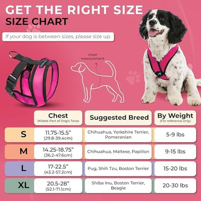 Gooby Comfort X Head-in Dog Harness, Choke-Free, Flamingo Pink - Image 3