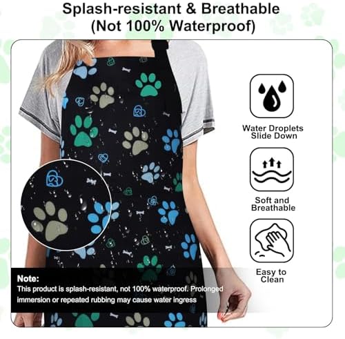 Dog Grooming Water-repellent Apron - Image 4