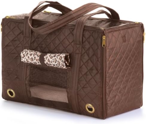 Sherpa Park Tote Pet Carrier, Small Brown by Sherpa