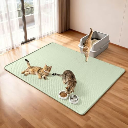 Silicone Cat Litter Mat for Litter Box 50”x35” Large Cat Mat - Image 4