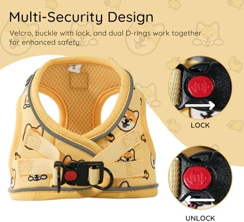 BELLA & PAL Step in Puppy Harness and Leash Set - Image 3