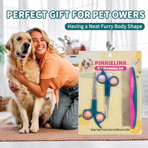 Pet Grooming Scissors Kit, Dog Grooming Shears - Image 7