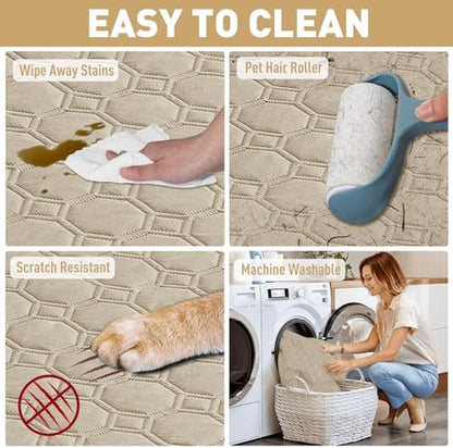 ZNSAYOTX Ultimate Cozy Blankets 100% Waterproof Bed Mat Blanket - Image 5