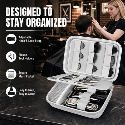 Boobowl Barber Accessories Bag for Clippers and Supplies, Hair Clipper Box - Image 4