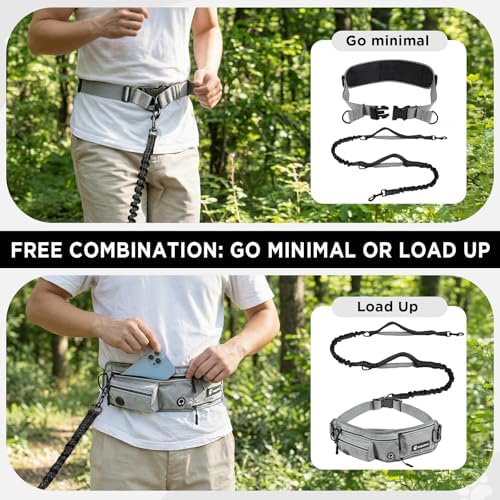 Hands Free Dog Leash with Waist Pack Bungee - Image 6