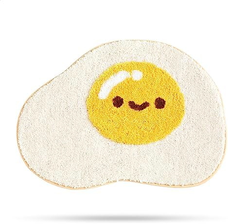 Molesun Egg Bath Mat 20x31, Soft Absorbent Microfiber Bath Rugs by Molesun