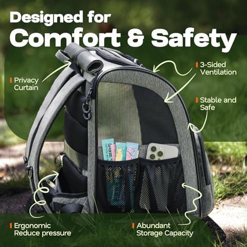 Premium Dog & Cat Carrier Backpack - Image 3