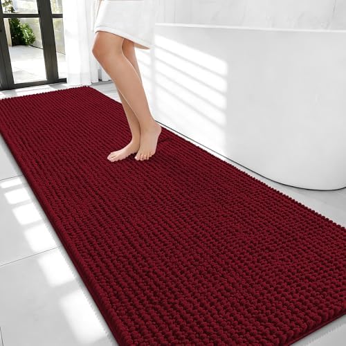 OLANLY Thick Chenille Bathroom Runner Rugs Mats 70x24 by OLANLY
