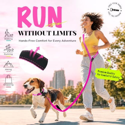 Hands Free Dog Leash, 5.9-8.2ft Multifunctional Crossbody Rope - Image 4