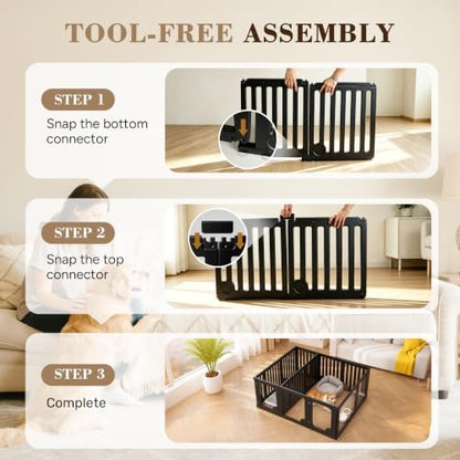 Heeyoo Clear Acrylic Dog Playpen - Image 7