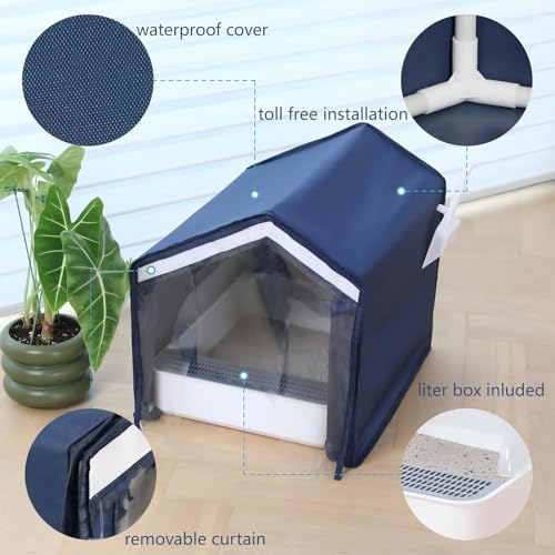 Foldable Cat Litter Box Enclosure - Image 4