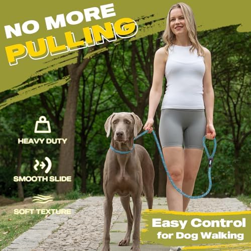 Fida Durable Slip Lead Dog Leash, 4 FT x 1/2" Dog Training Leash - Image 2