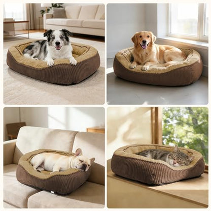 Dog Beds for Medium Small Dogs, Washable Pet Bed - Image 7