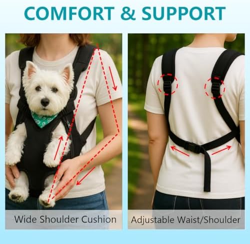 Mosago Dog Backpack Carrier, Front Chest Carrier - Image 6