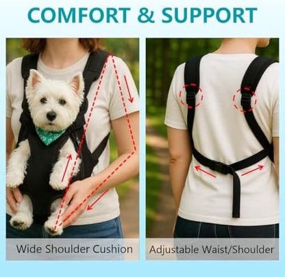Mosago Dog Backpack Carrier, Front Chest Carrier - Image 6