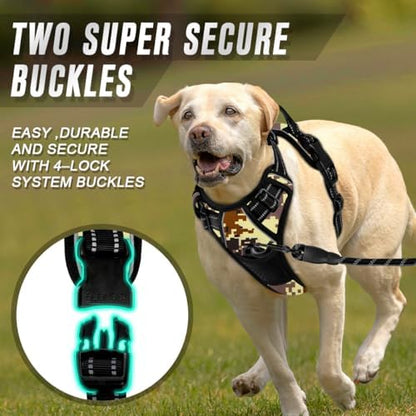 BARKBAY Dog Harness No Pull for Medium Sized Dog Front Back Clips, Dog Vest - Image 4