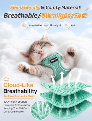 Cat Harness and Leash Set, Escape Proof Kitten Harness - Image 5