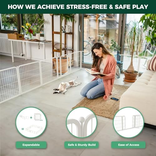 FXW Homeplus Indoor Dog Playpen, 8 Panels, - Image 4