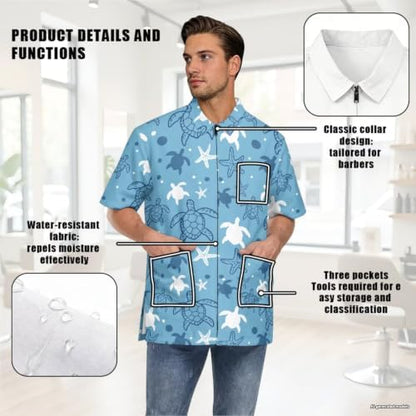 Funny Print Barber Jackets & Smocks - Image 5