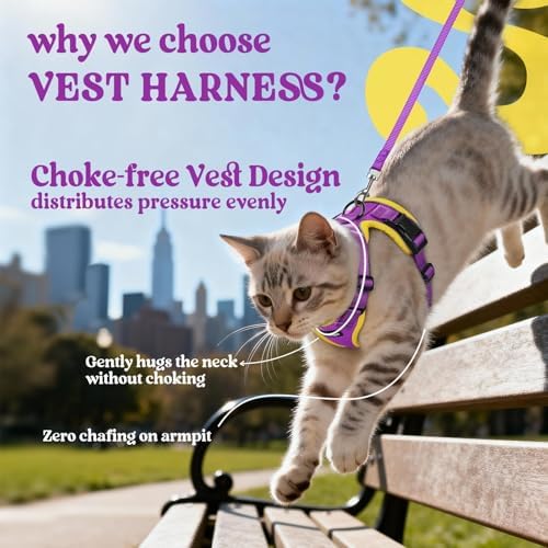rabbitgoo Cat Harness and Leash Set, Escape Proof Vest - Image 3