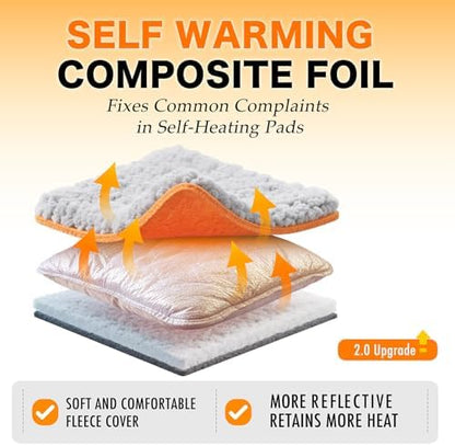 Self Warming Cat Bed, 2.0 Upgraded Thermal Mat - Image 2