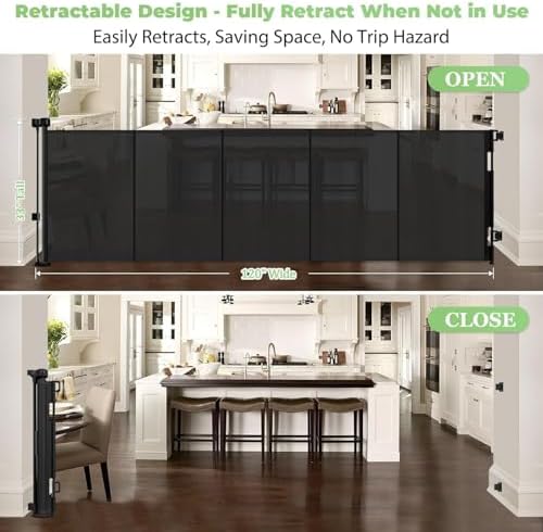 Reinforced 120" Extra Long Baby Gates - Image 3