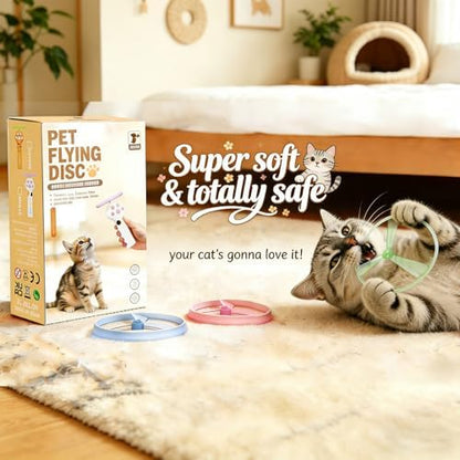 10Pcs Cat Toy Flying Discs, Interactive Cat Fetch Toy - Image 5
