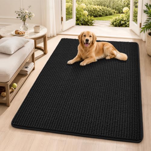 Ophanie Black Door Mat Runner 60x48, Muddy Mats by Ophanie