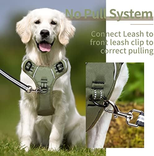 HEELE Dog Harness, Dog Harness for Small Medium Large Dogs No Pull Adjustable - Image 3