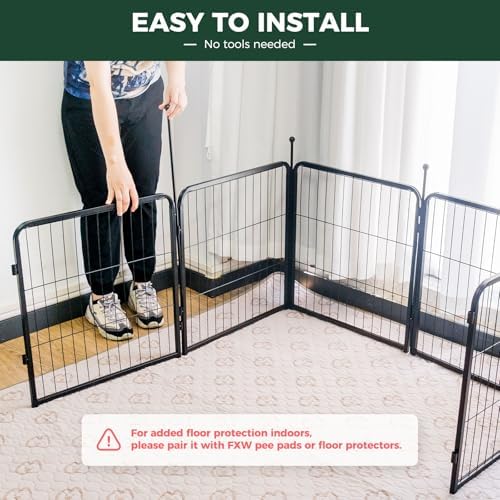 FXW Rollick Dog Playpen, Yard & RV Camping, 48 Panels - Image 5