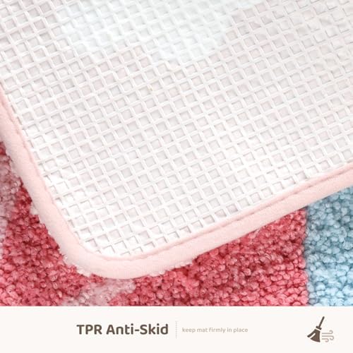 Molesun Flamingo Bath Mat 20x31, Soft Absorbent Microfiber Bath Rugs - Image 7