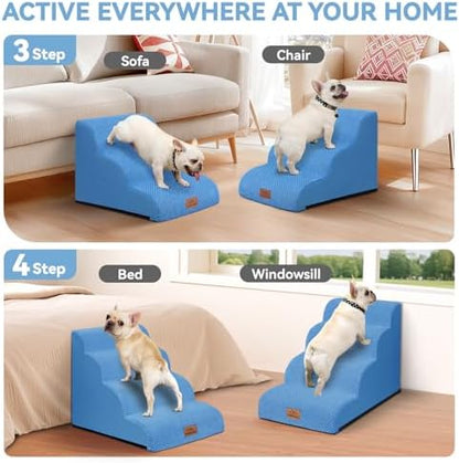 Zerbuger Dog Ramp and Stairs for Bed, Nonslip Cover - Image 3