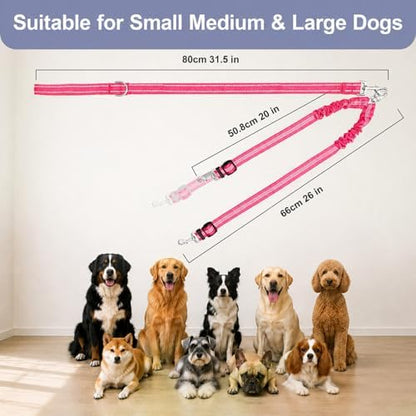 Double Dog Leash Padded Handle 360°Swivel No Tangle Dual Leash - Image 7