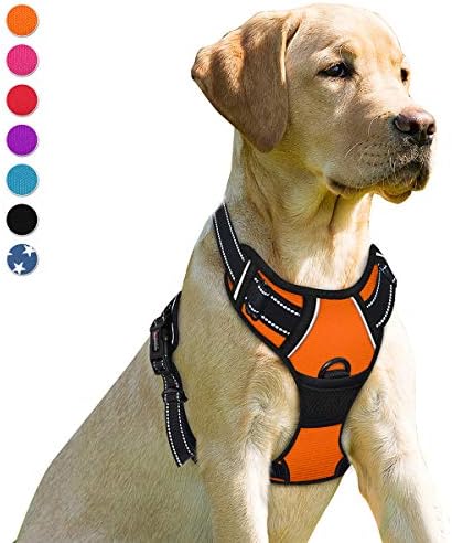 BARKBAY Dog Harness No Pull for Large Dogs Front Back Clips, Dog Vest by BARKBAY