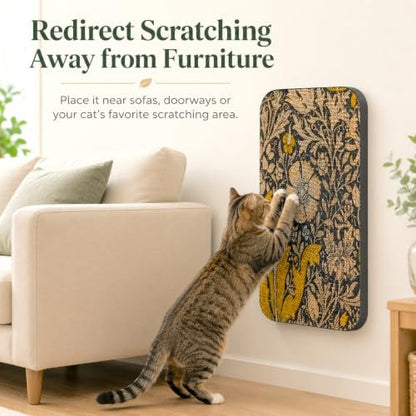 2 Pack Cat Wall Scratcher, Art Cat Scratching Board - Image 6