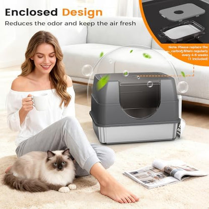 Stainless Steel Litter Box - Image 7