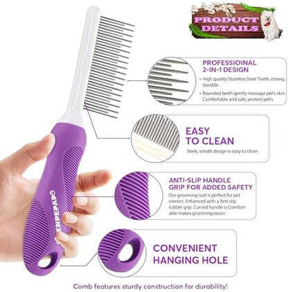 GENPEPADO Grooming Comb for Dogs and Cats - Image 2